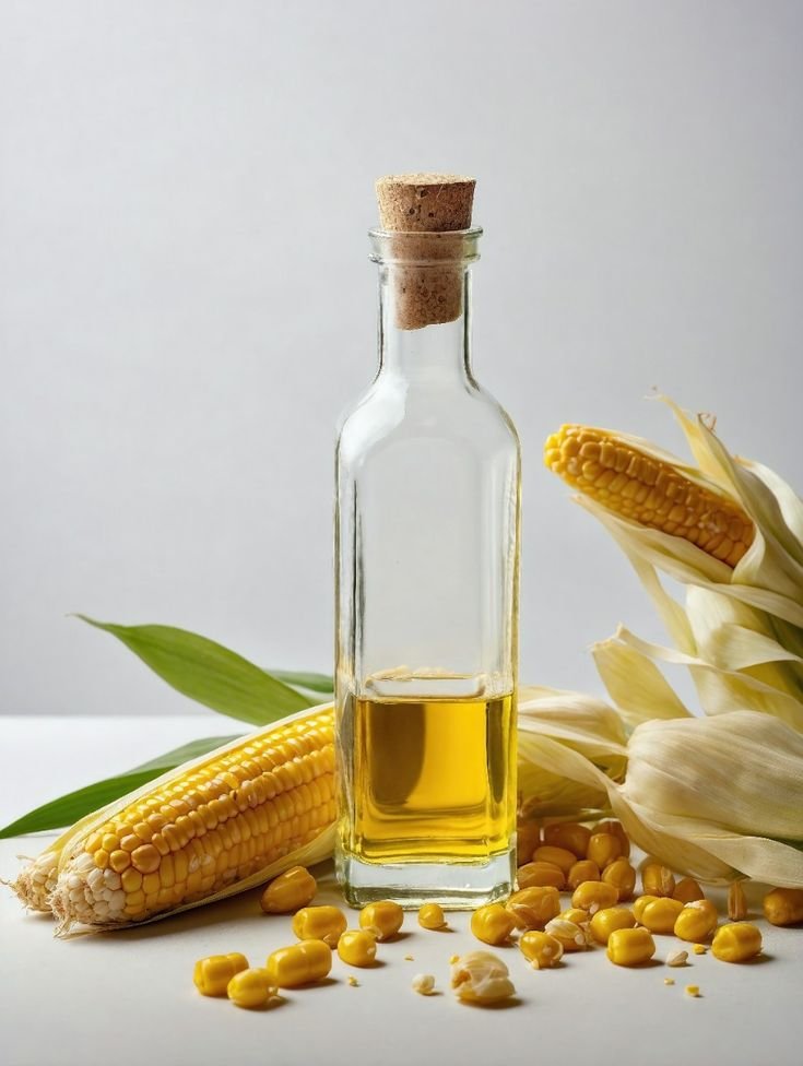 Corn oil product for industrial food processing
