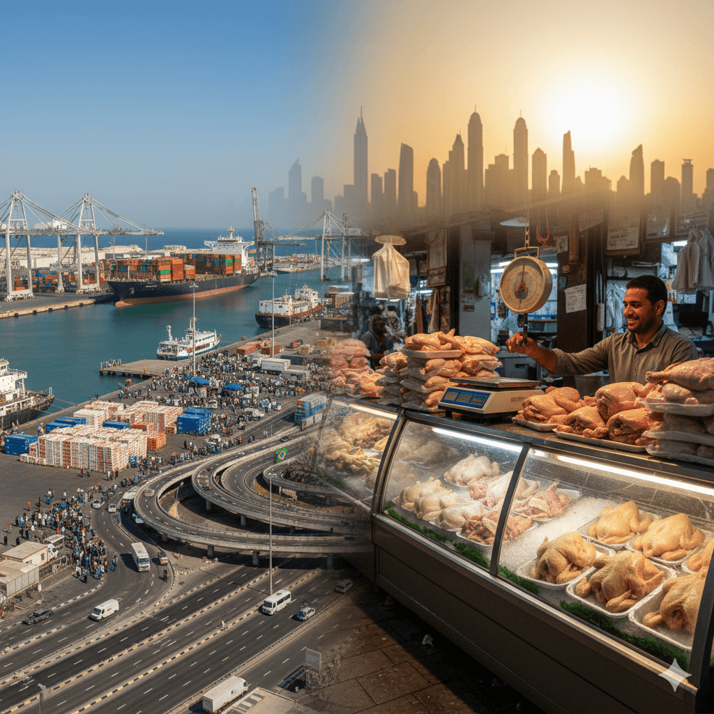 Halal-certified Brazilian chicken exports for Middle East markets